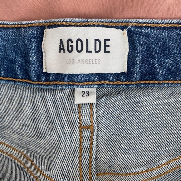 Agolde Riley High Rise Crop Jean - Picture 5 of 5